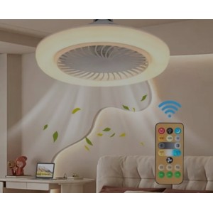 Модерен LED таванен вентилатор с осветление 